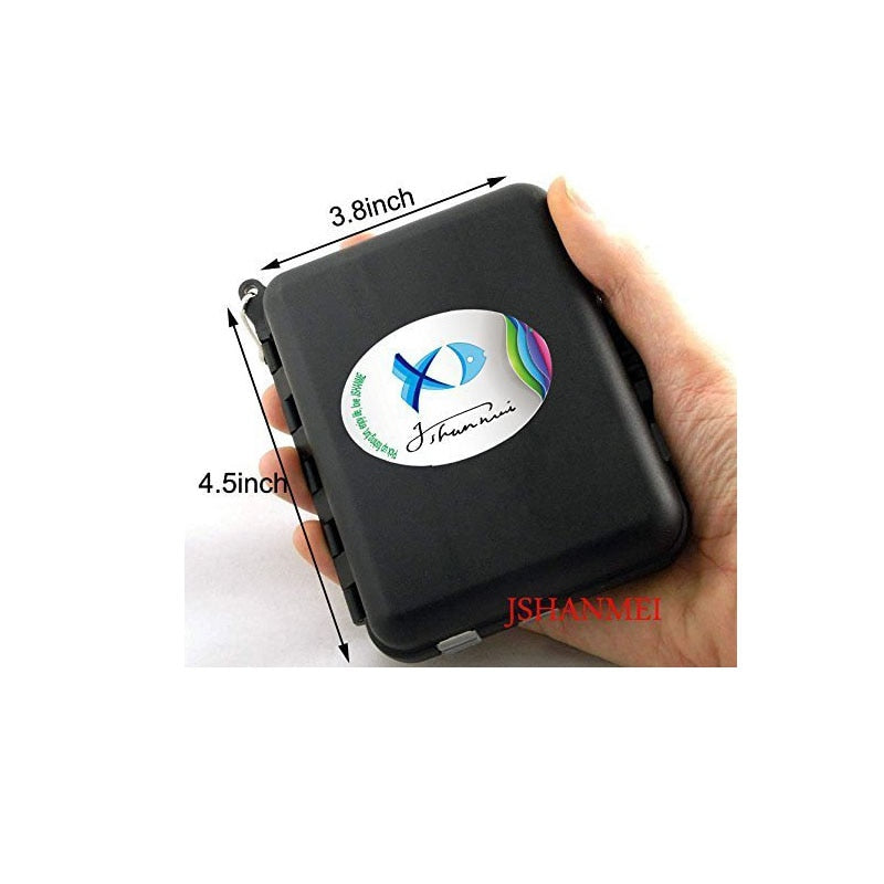 160pcs Fishing Accessories Kit - Jig Hooks, Weights, Swivels & Snaps with Tackle Box