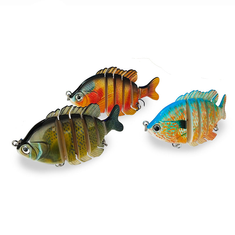 Six Section Yayu Bait - Multi Section Bionic Fake Bait for Long Cast Fishing