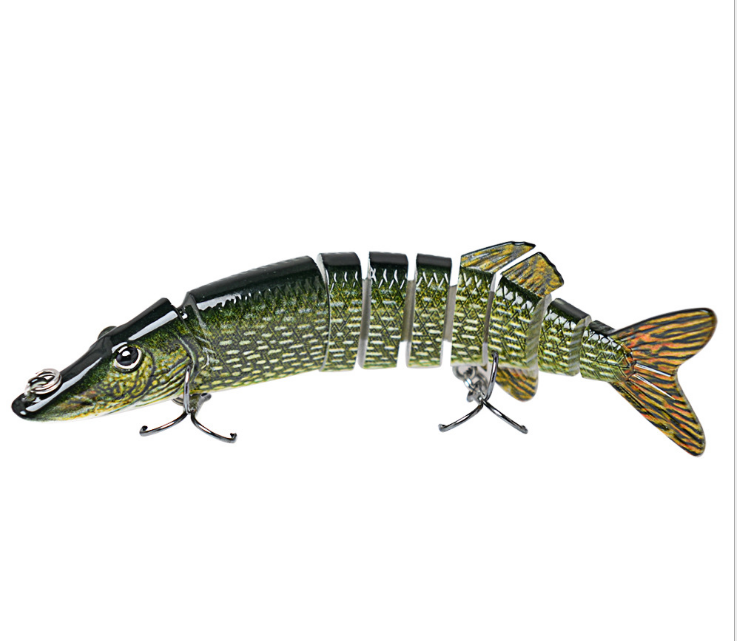 10cm/12.5cm Pike Wobblers - Multi Jointed Swimbait Crankbait Fishing Lures