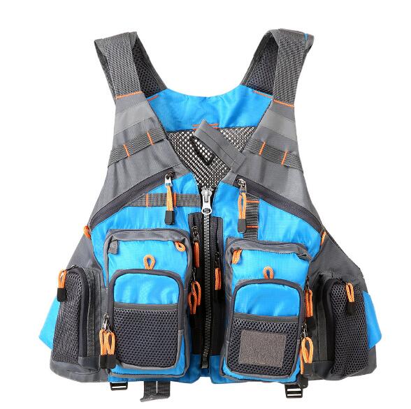 Men's Breathable Outdoor Sport Fishing Life Vest - Safety Utility Jacket
