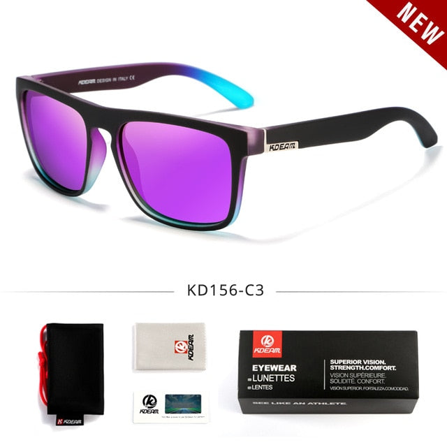 Polarized Sunglasses for Men - Classic All-Fit Design with Brand Box