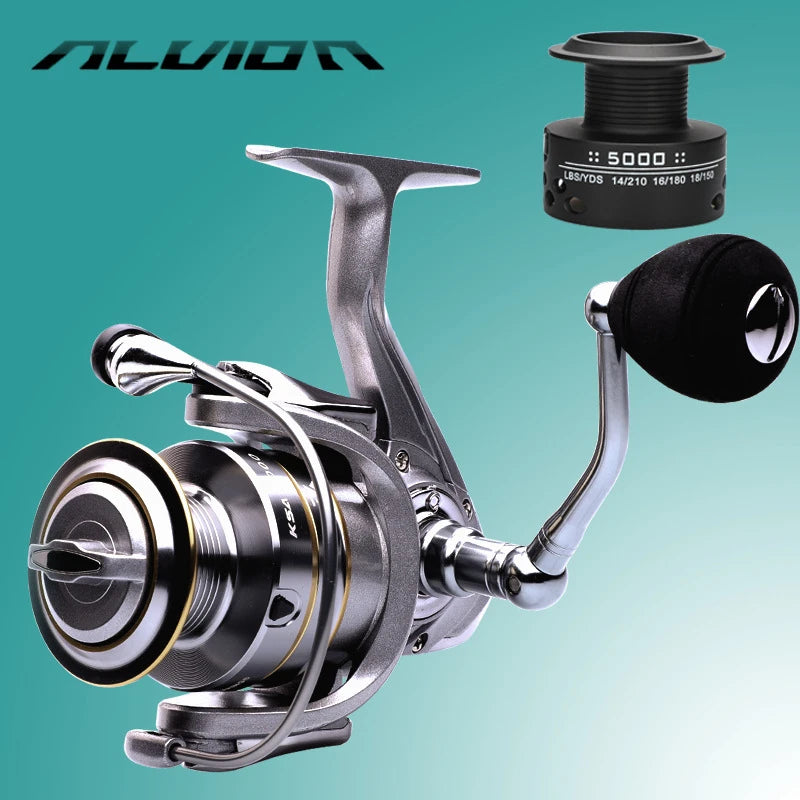 High Quality 14+1 BB Double Spool Fishing Reel - 5.5:1 Gear Ratio for High Speed Spinning