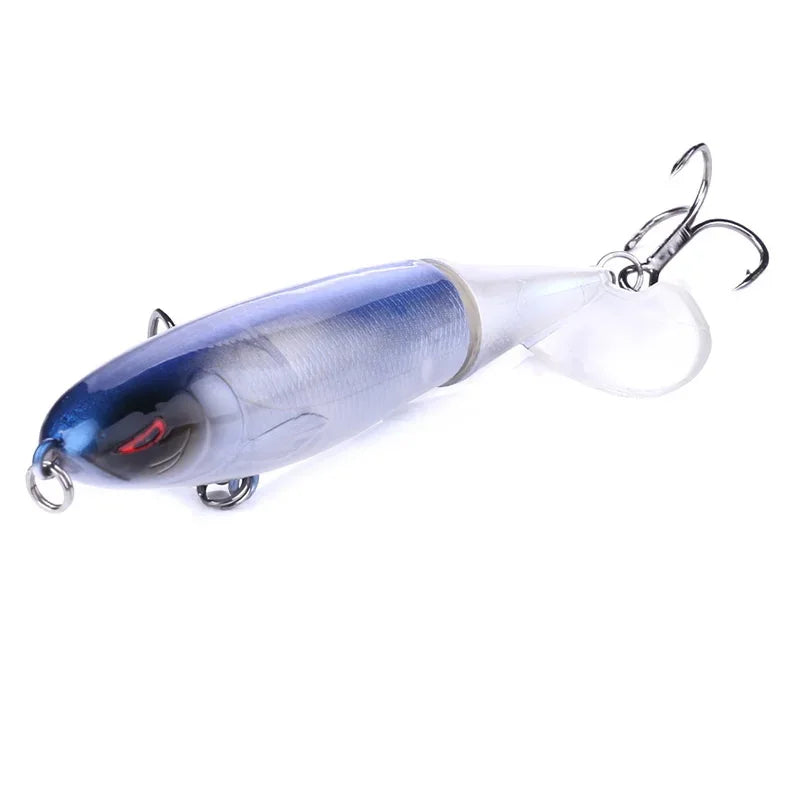Topwater Spinner Fishing Lure - 10cm & 14cm Popper Pencil Hard Bait