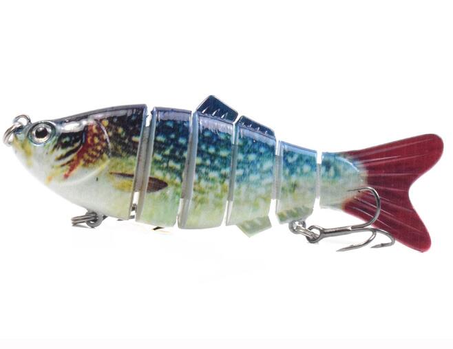 10cm 16.5g Multi-section Lure with Ring Beads - Simulation Luya Bionic Fishing Lure