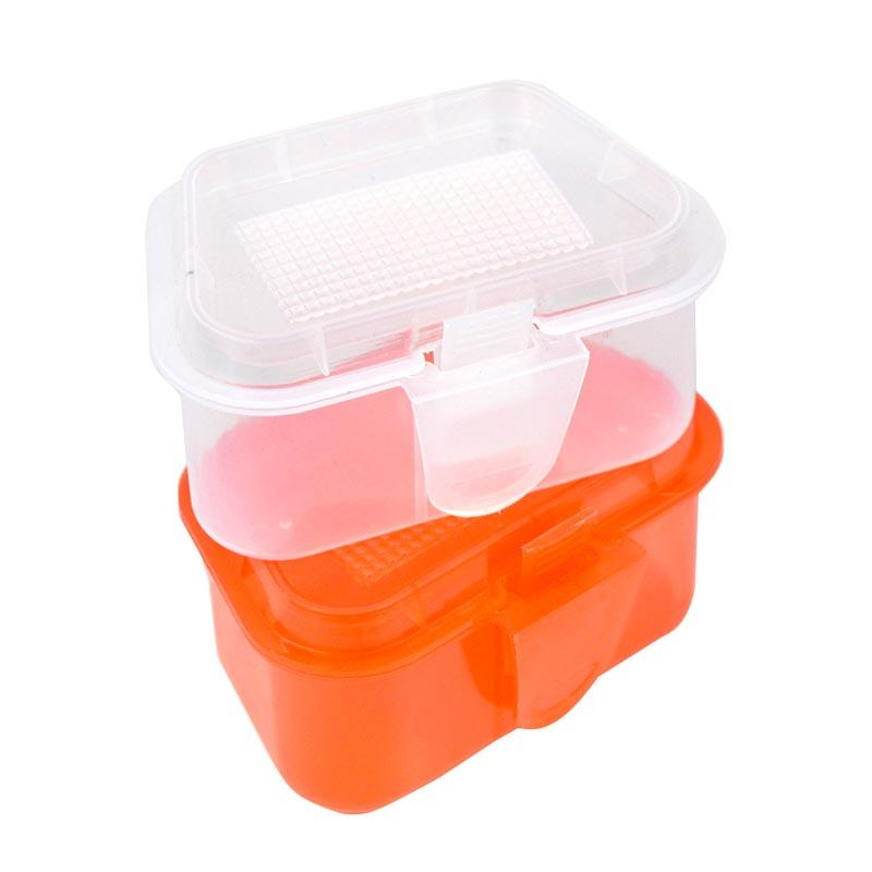 Breathable Plastic Fishing Live Bait Storage Box for Earthworms and Bloodworms