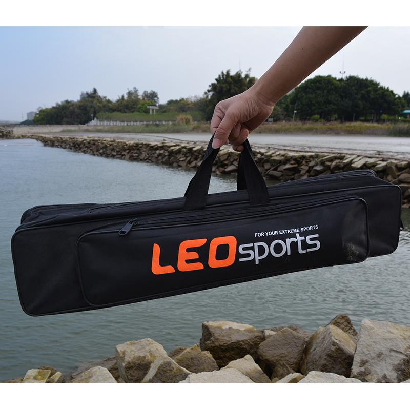 Oxford Cloth Fishing Bag - 70cm Double Layer Rod Bag with Side Zipper