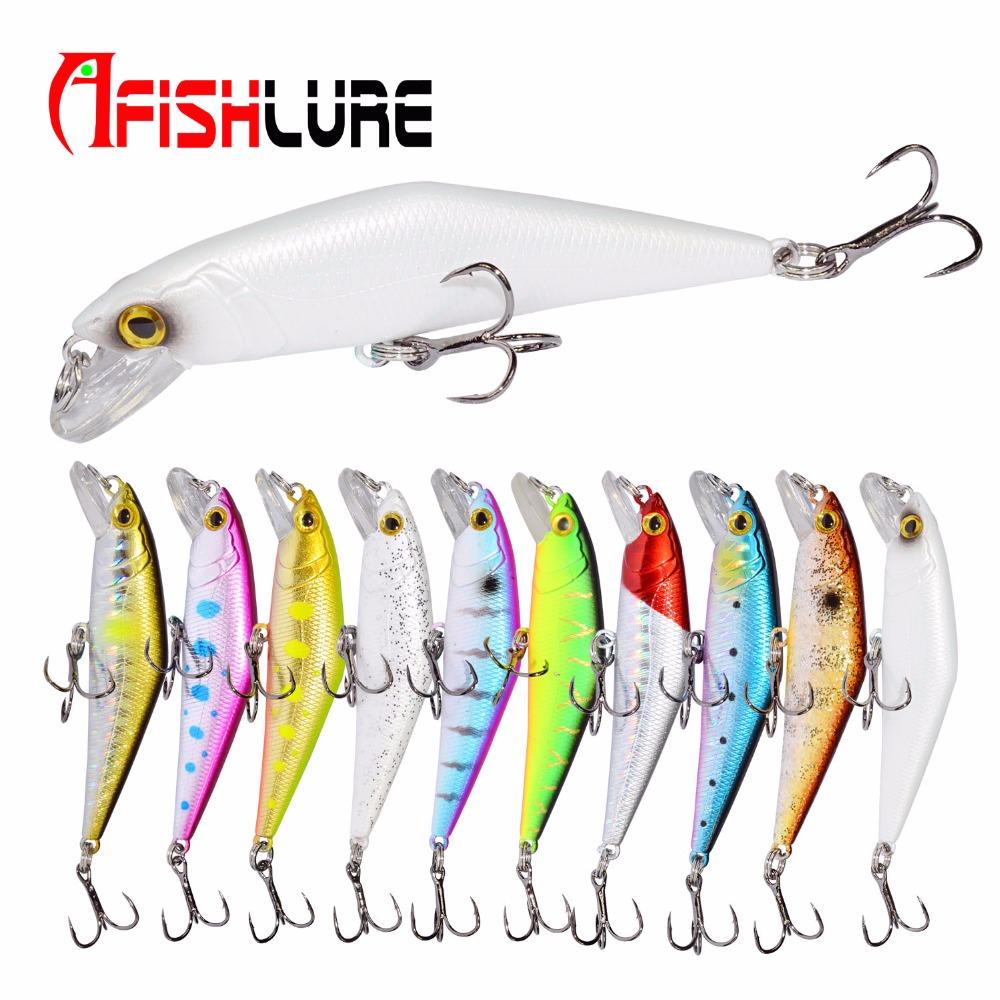 Bass Wobblers Trout Fishing Lure - 66mm/8g Minnow Hard Baits