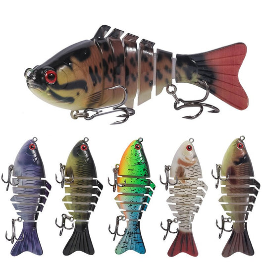 Multi Jointed Fishing Lure - 10cm Sinking Crankbait for Anglers