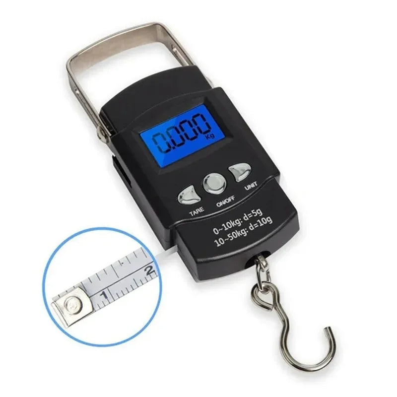 Oauee Mini Electronic Scale - 50kg/10g Precision for Fishing and Travel