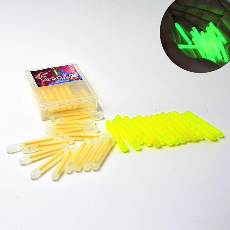 150pcs Fishing Luminous Float - Glowing Fluorescent Light Stick for Night Carp Fishing
