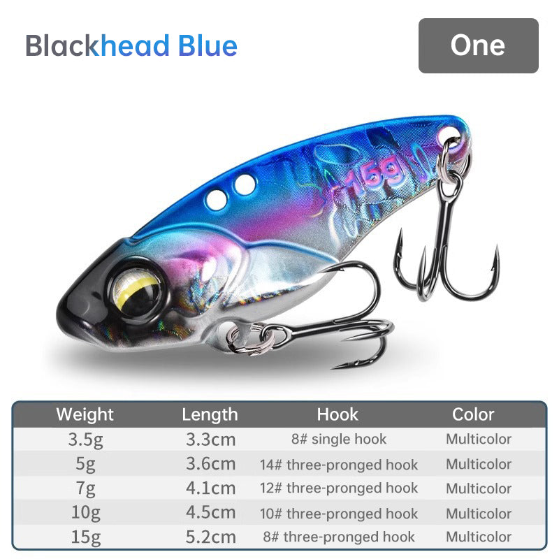1PCS Rattlesnake Iron Jig VIB Fishing Lure – 3.5g to 15g for Predatory Fish