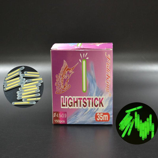 150pcs Fishing Luminous Float - Glowing Fluorescent Light Stick for Night Carp Fishing