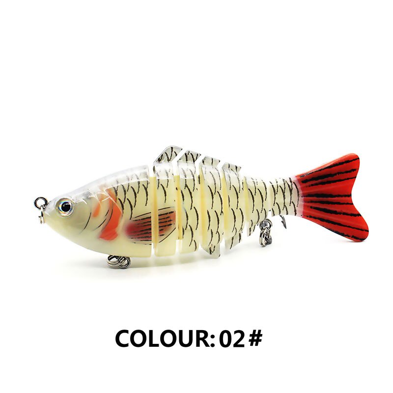Multi Jointed Fishing Lure - 10cm Sinking Crankbait for Anglers