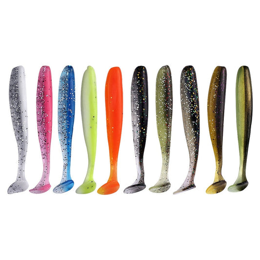10pcs Soft Lures Silicone Bait 7cm for Sea Fishing