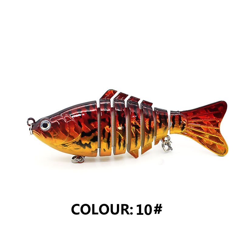 Multi Jointed Fishing Lure - 10cm Sinking Crankbait for Anglers