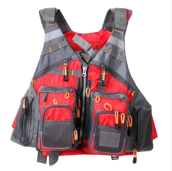 Men's Breathable Outdoor Sport Fishing Life Vest - Safety Utility Jacket