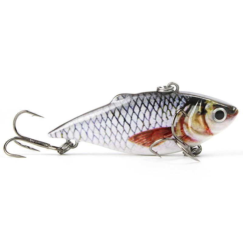 2.5"/8.6g Vib Crankbait – Lifelike Slow Sinking Fishing Lure for Anglers
