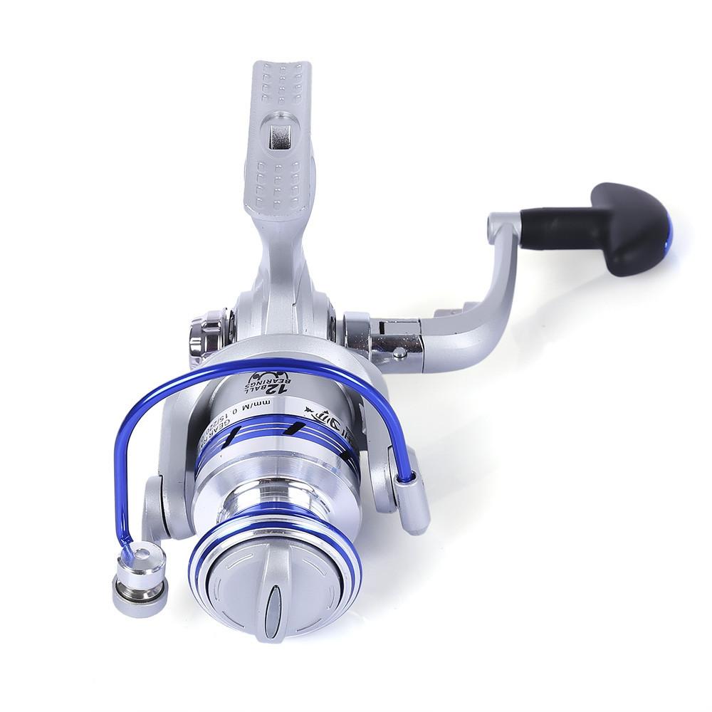 AF1000-7000 12BB Gear Ratio 5.5:1 Fishing Spinning Reel with Exchangeable Handle