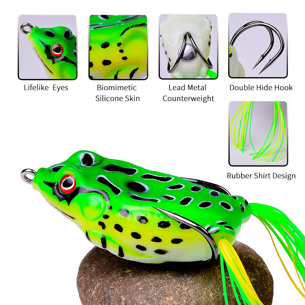 Thunder Frog Lure - Soft Bait for Topwater Fishing