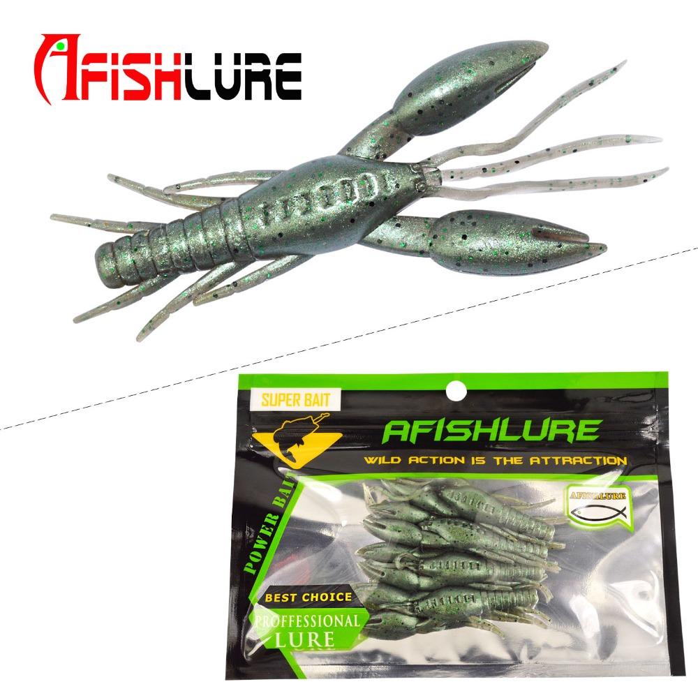 4pcs AR-14 Hammer Crab Clamp Shrimp Bait - 80mm 5.5g Swimbait Lure
