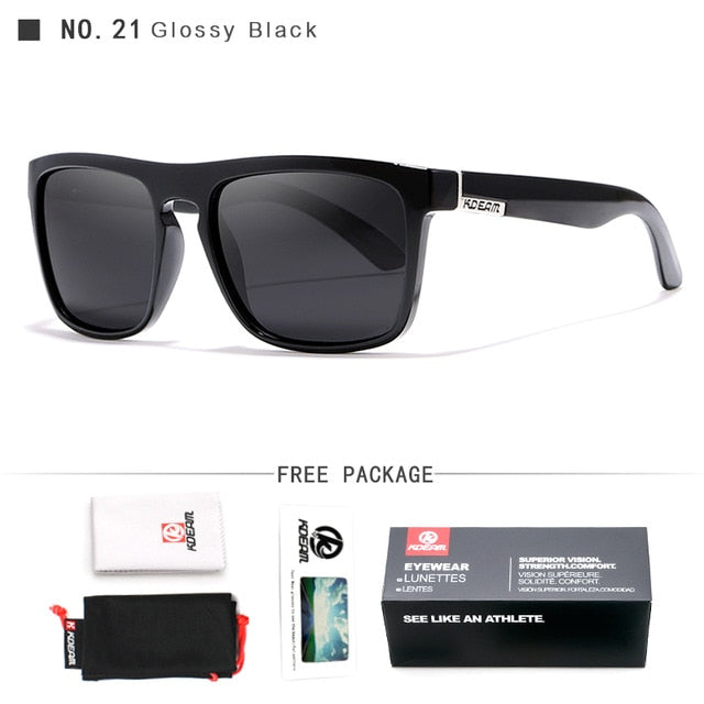 Polarized Sunglasses for Men - Classic All-Fit Design with Brand Box