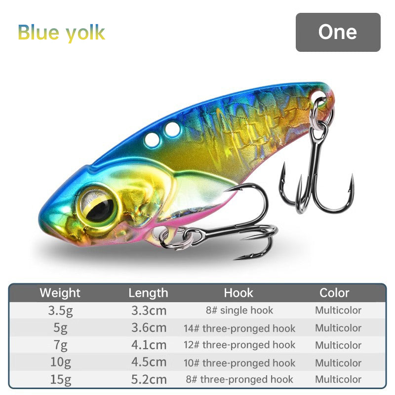 1PCS Rattlesnake Iron Jig VIB Fishing Lure – 3.5g to 15g for Predatory Fish