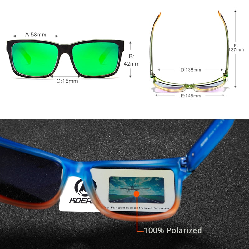 Revamped Polarized Sport Sunglasses for Men - Photochromic Colors & Protection