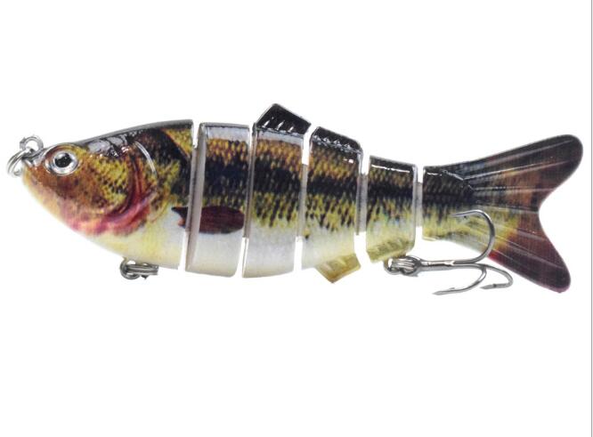 10cm 16.5g Multi-section Lure with Ring Beads - Simulation Luya Bionic Fishing Lure