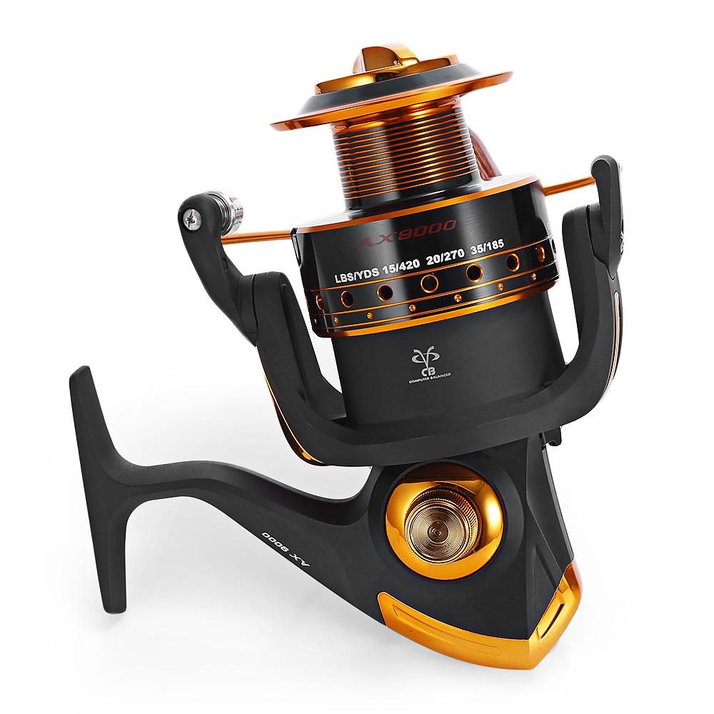 Spinning Fishing Reel 12BB + 1 Bearing Balls 500-9000 Series 5.5:1 Metal Coil Carp