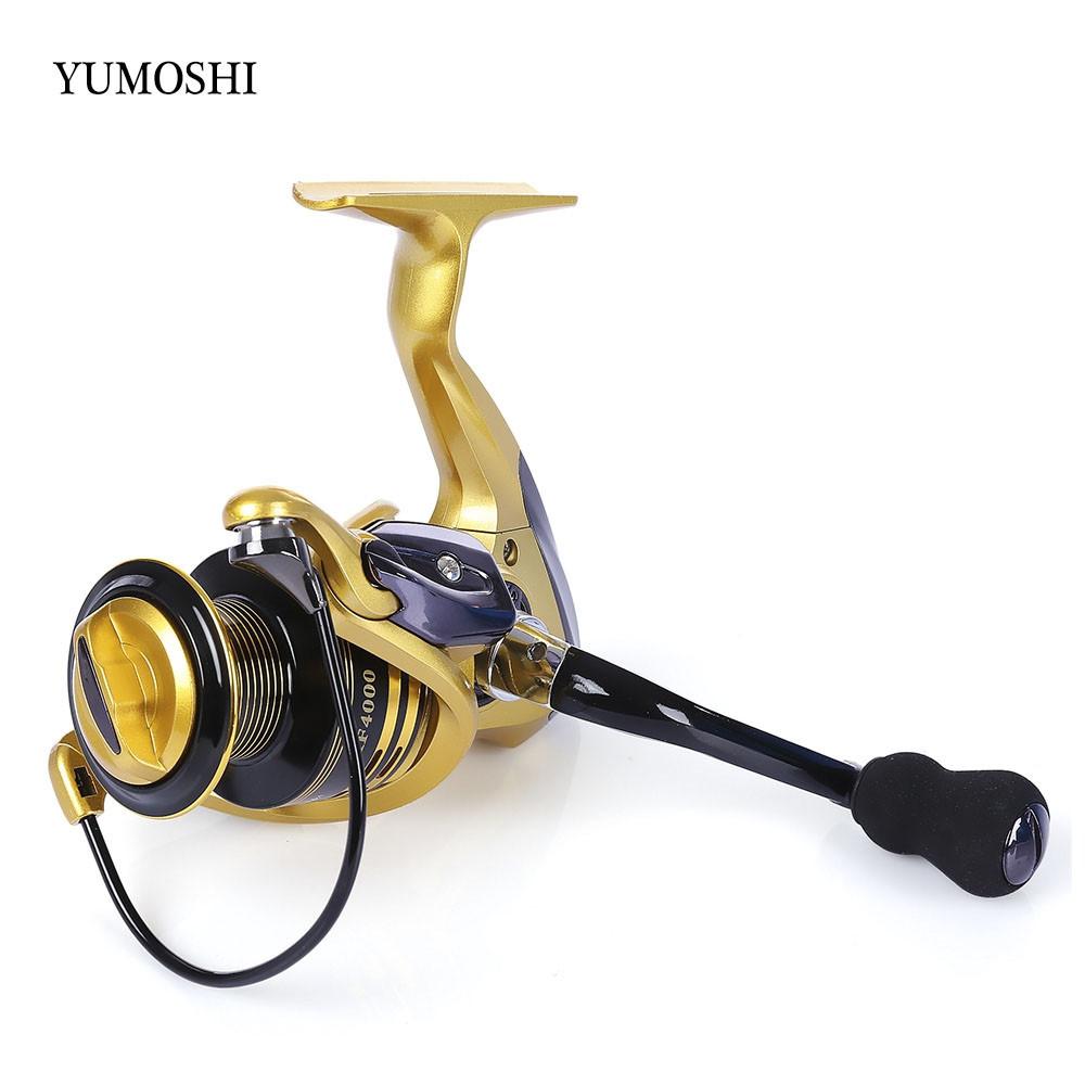 13+1BB Full Metal Spinning Fishing Reel - 4.7:1/5.5:1 Gear Ratio with Aluminum Spool