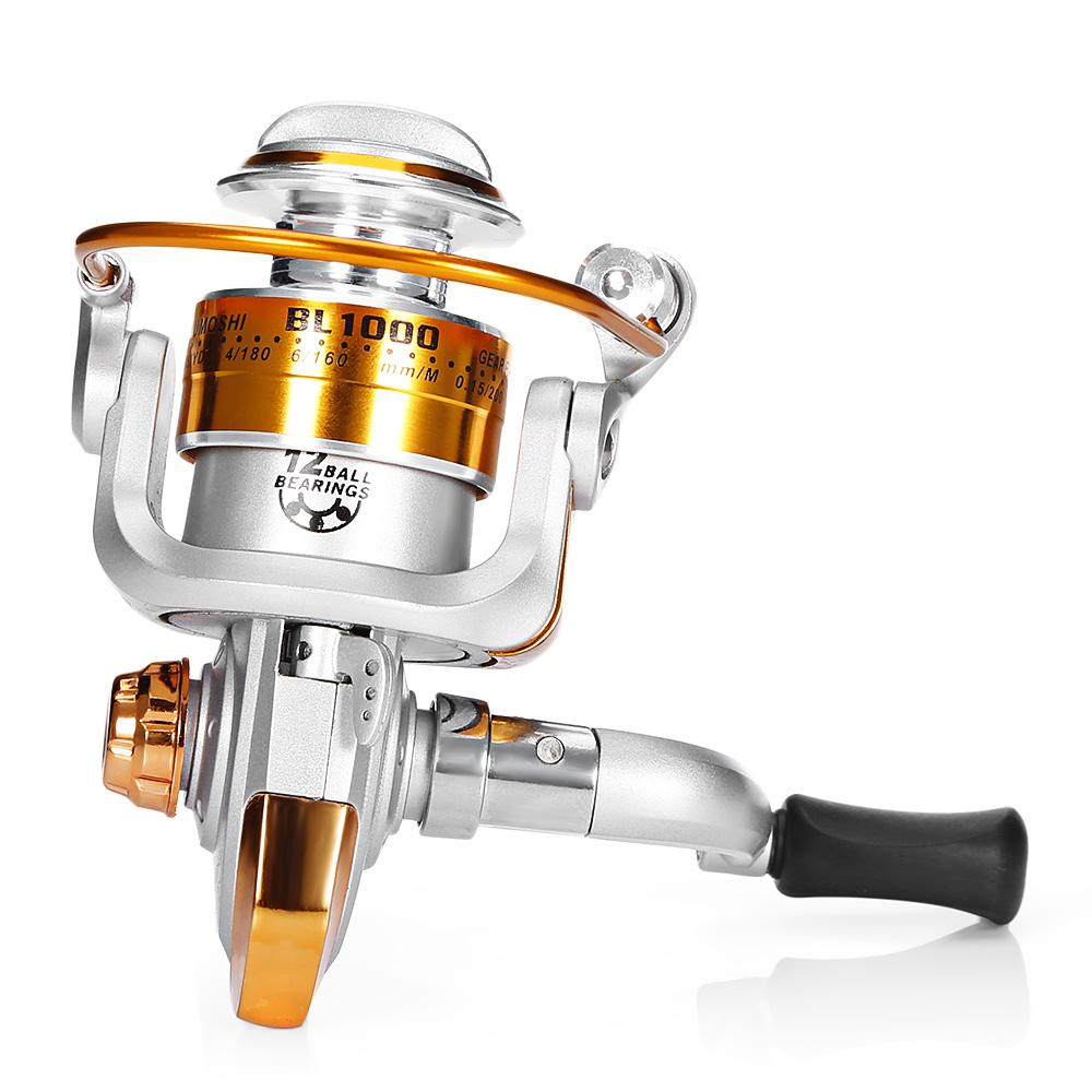 12BB 5.5:1 Lightweight Metal Spinning Fishing Reel