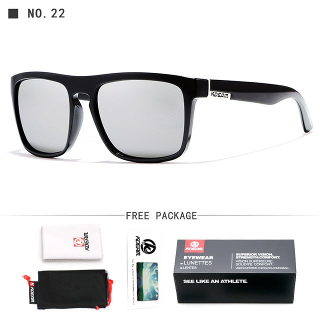 Polarized Sunglasses for Men - Classic All-Fit Design with Brand Box