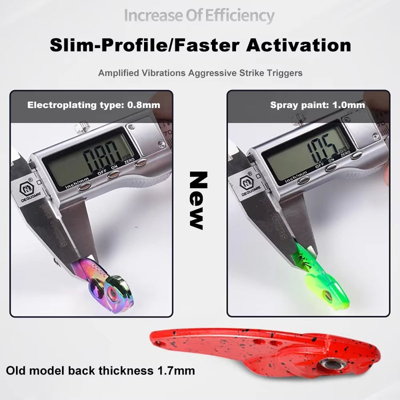 1PCS Rattlesnake Iron Jig VIB Fishing Lure – 3.5g to 15g for Predatory Fish