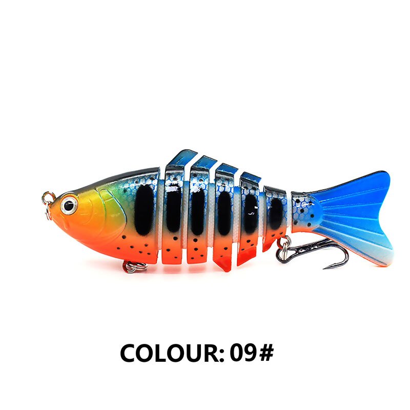 Multi Jointed Fishing Lure - 10cm Sinking Crankbait for Anglers