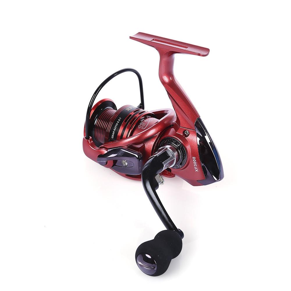 13+1BB Full Metal Spinning Fishing Reel - 4.7:1/5.5:1 Gear Ratio with Aluminum Spool