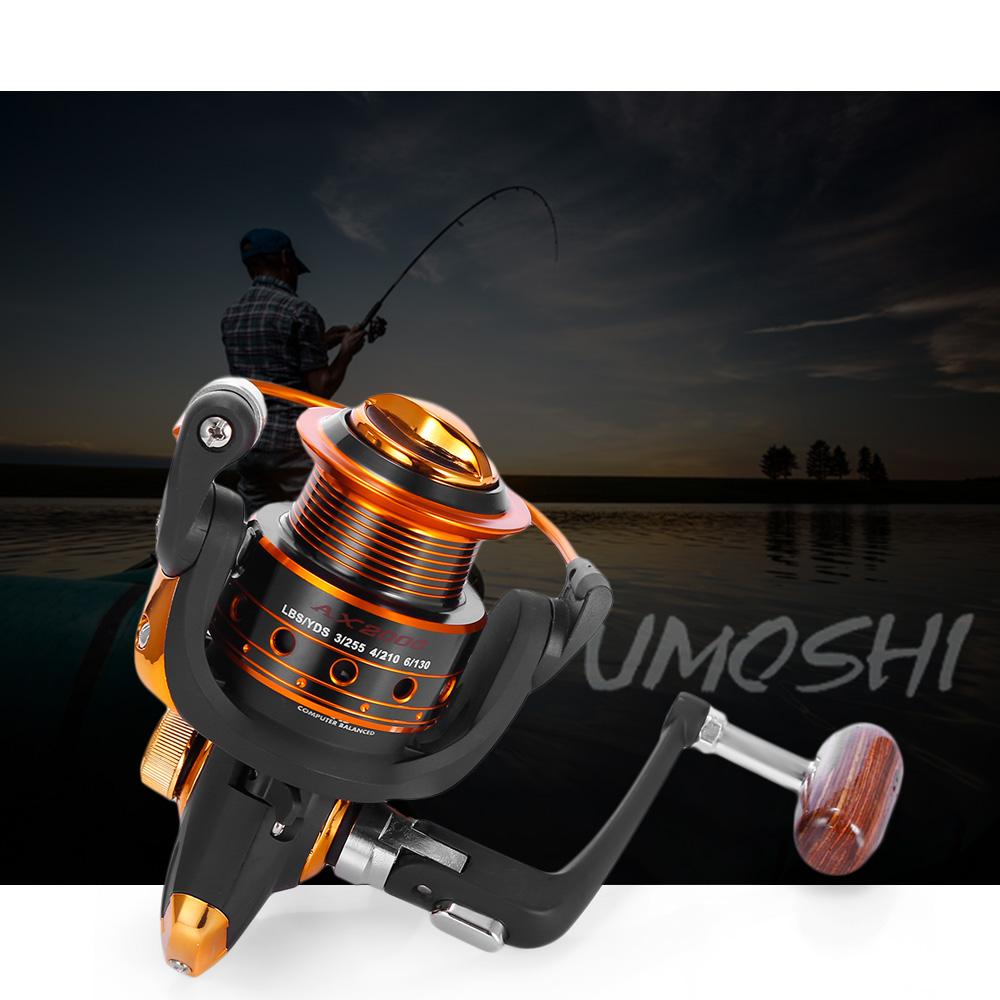 Spinning Fishing Reel 12BB + 1 Bearing Balls 500-9000 Series 5.5:1 Metal Coil Carp