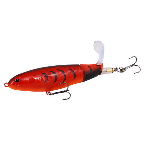 Luya Bait Propeller Tractor Bait - 15g 11cm Floating Pencil Wave Climbing Lure for Topwater Fishing