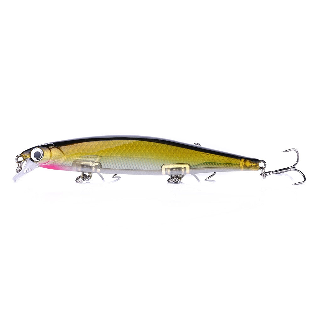 110mm 13g Swimbaits Bass Fishing Lure - Sinking Floating Wobblers Hard Bait Crankbait Minnow Lure for Pike