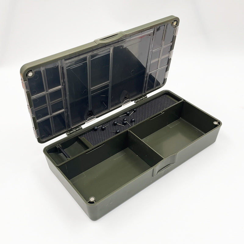 Portable Fishing Storage Box with Magnetic Compartments