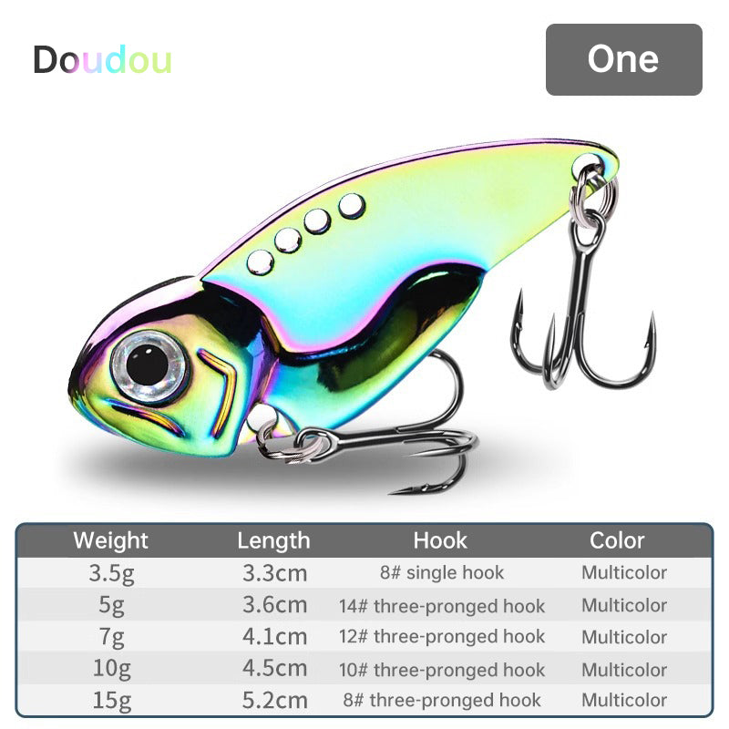 1PCS Rattlesnake Iron Jig VIB Fishing Lure – 3.5g to 15g for Predatory Fish