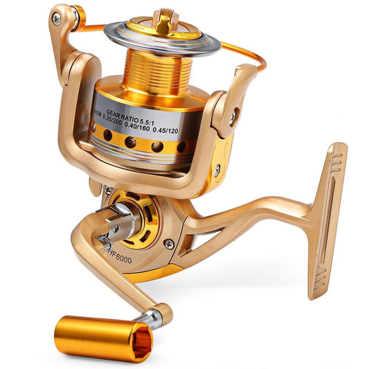 1000 - 7000 Fishing Reel Metal Spool Spinning Fishing Reels - 10-Ball Bearing 5.5:1 Gear Ratio