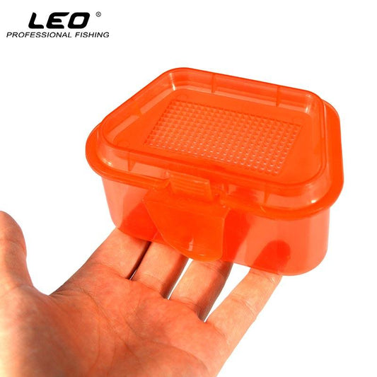 Breathable Plastic Fishing Live Bait Storage Box for Earthworms and Bloodworms