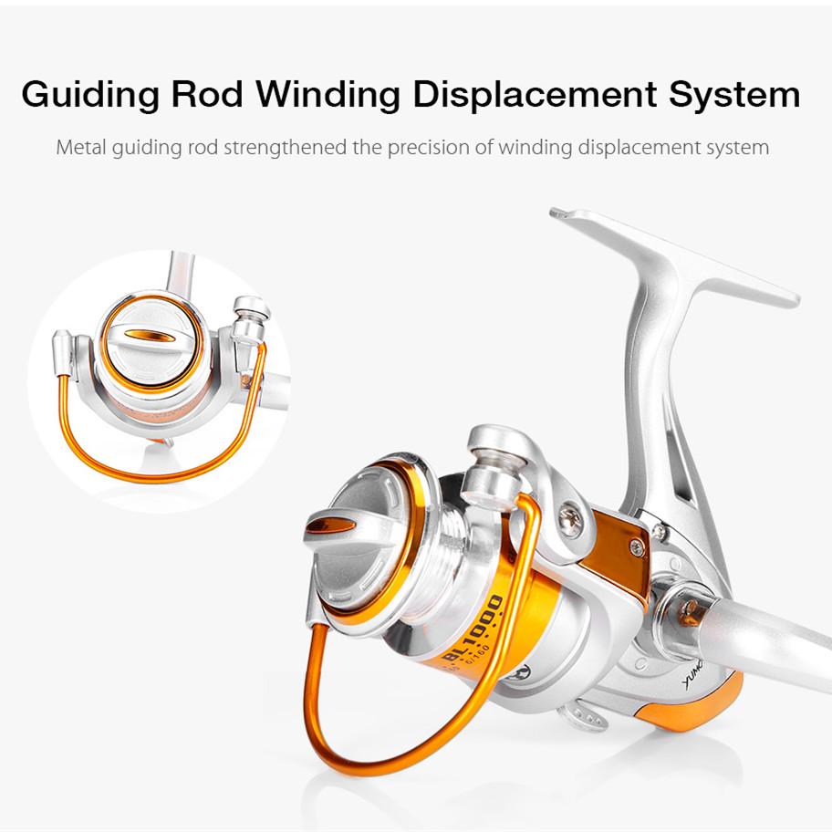 12BB 5.5:1 Lightweight Metal Spinning Fishing Reel