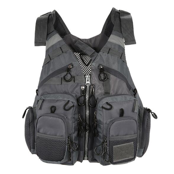 Men's Breathable Outdoor Sport Fishing Life Vest - Safety Utility Jacket