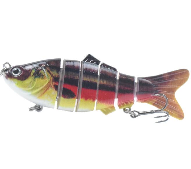 10cm 16.5g Multi-section Lure with Ring Beads - Simulation Luya Bionic Fishing Lure