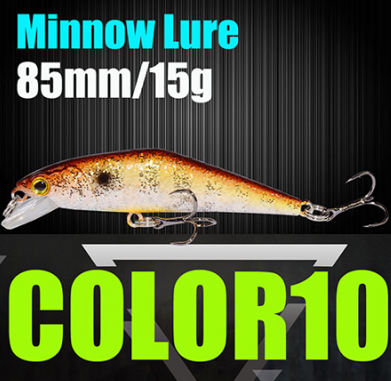 Fishing Lure Wobblers Trout 85mm/15g - Premium Minnow Hard Baits