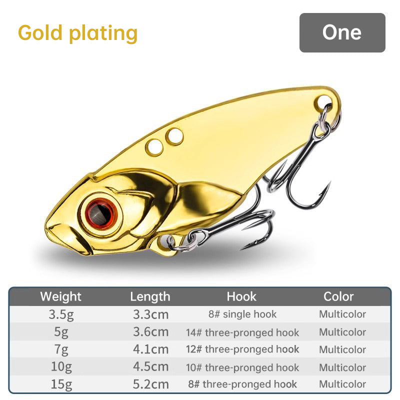 1PCS Rattlesnake Iron Jig VIB Fishing Lure – 3.5g to 15g for Predatory Fish