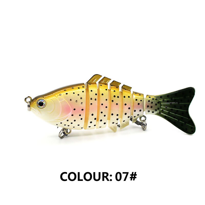 Multi Jointed Fishing Lure - 10cm Sinking Crankbait for Anglers