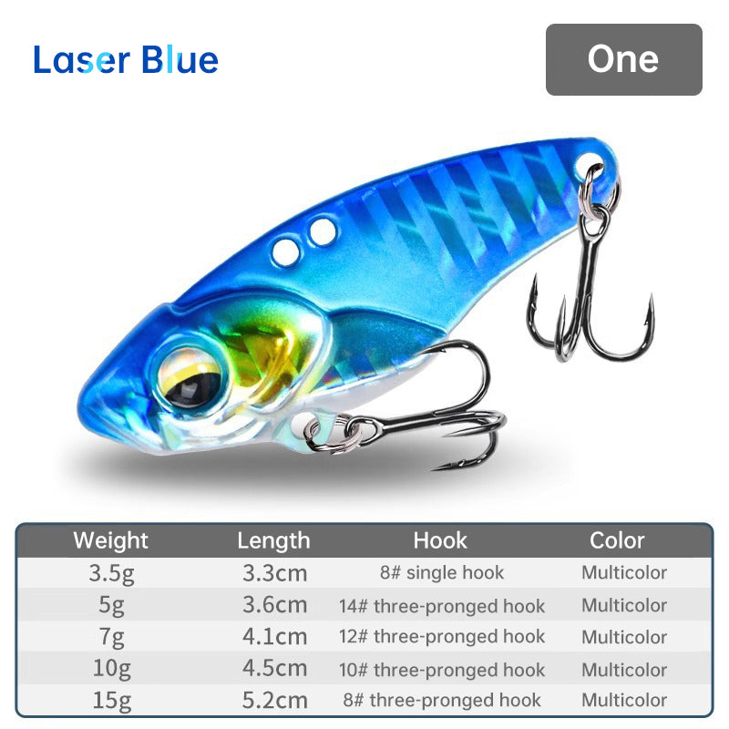 1PCS Rattlesnake Iron Jig VIB Fishing Lure – 3.5g to 15g for Predatory Fish