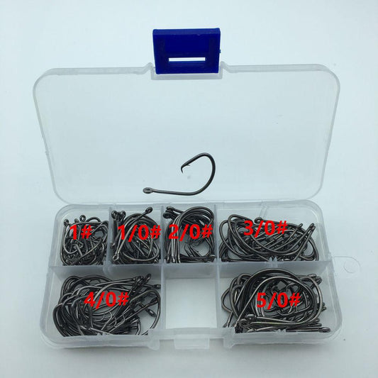 120pcs Fishing Hooks Set - Octopus Circle Hooks with Storage Box